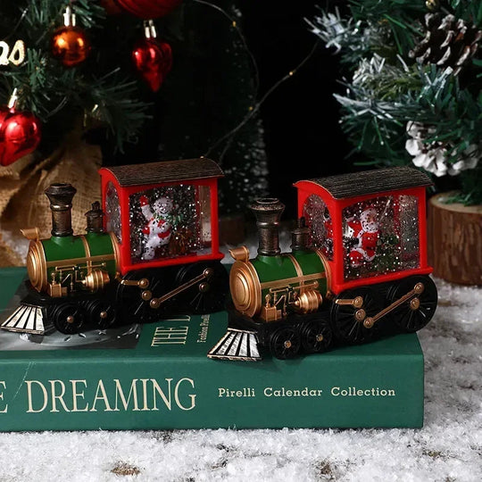 Décoration de Noël Train Illuminé LED pour Fêtes et Intérieur 5