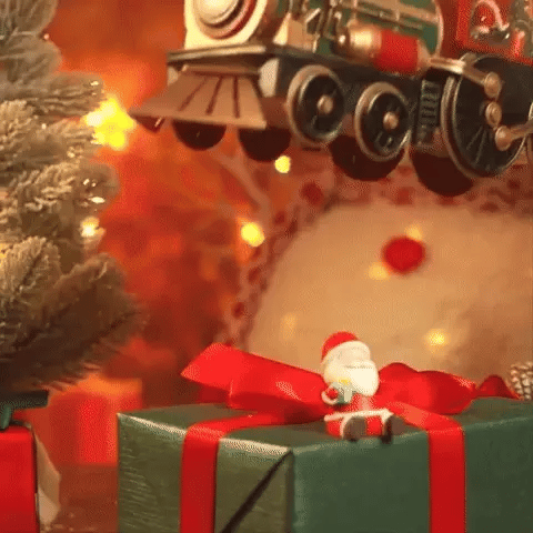 Décoration de Noël Train Illuminé LED pour Fêtes et Intérieur 6