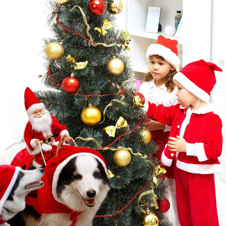 Déguisement Noël Chien Festif Avec Motifs Colorés 2
