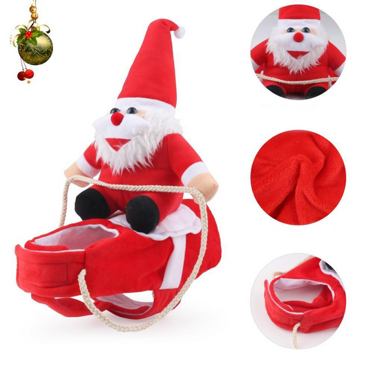 Déguisement Noël Chien Festif Avec Motifs Colorés 4