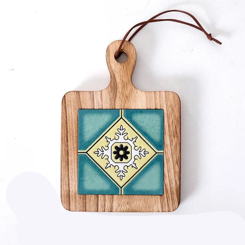 Dessous de verre en bois rustique 5