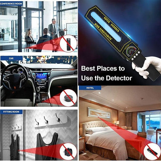 Détecteur de Menaces Portable avec Scanner de Caméra et Signal RF 2