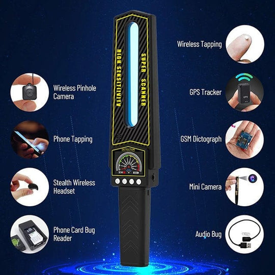 Détecteur de Menaces Portable avec Scanner de Caméra et Signal RF 3