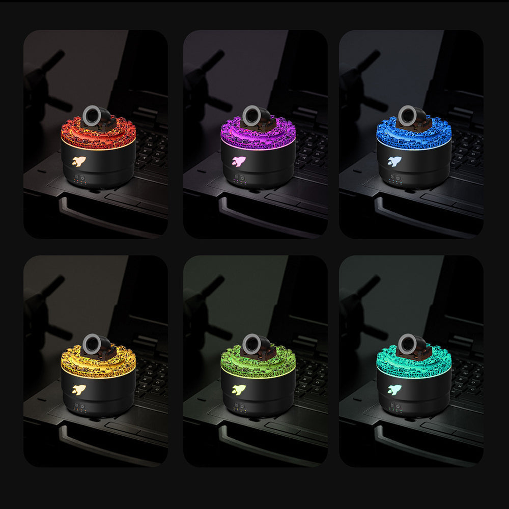 Diffuseur d'Arômes Humidificateur avec Effet Lave et Veilleuse 4