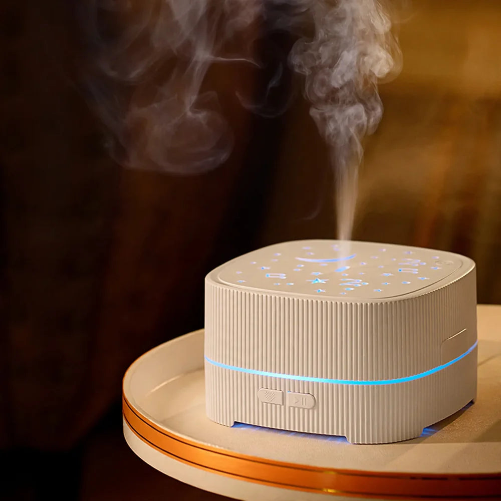 Diffuseur d'Arômes Multifonction avec Haut-Parleur Bluetooth 500 ml 1