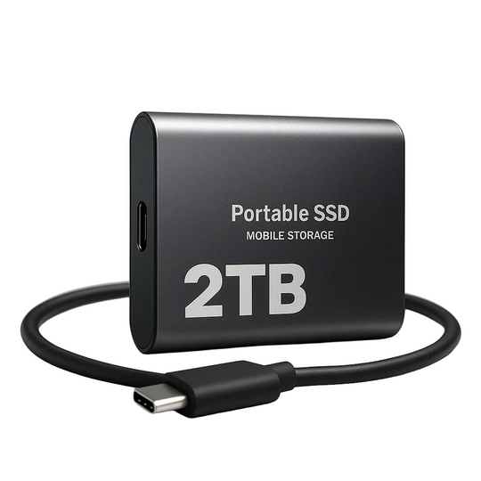 Disque Dur Externe 2 To USB-C Rapide 0