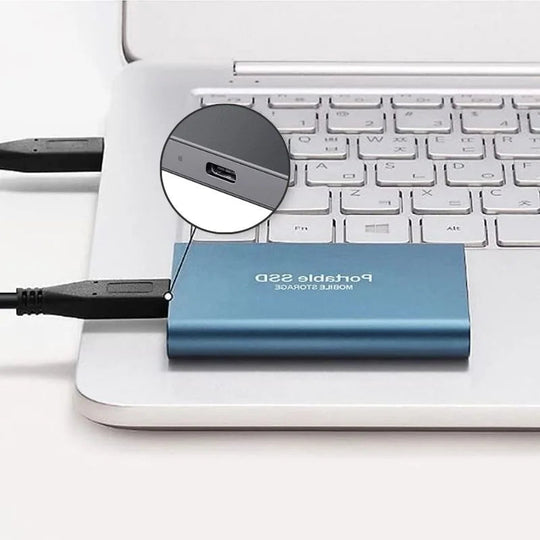 Disque Dur Externe SSD 1To Ultra Rapide Portable USB 3.1 2