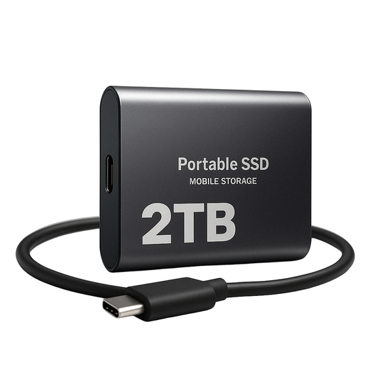 Disque Dur Externe SSD Portable Haute Vitesse 1 To 2 To USB-C Résistant aux Chocs 0