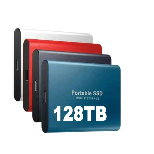 Disque Dur Externe SSD Ultra-Rapide 128 To Compact 0