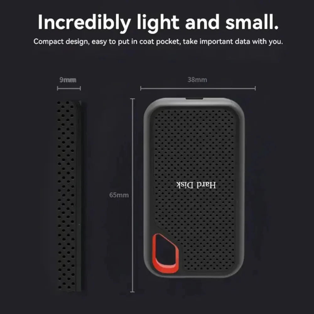 Disque SSD Externe Portable Ultra Rapide 3
