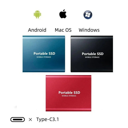 Disque SSD portable haute vitesse au format compact 4