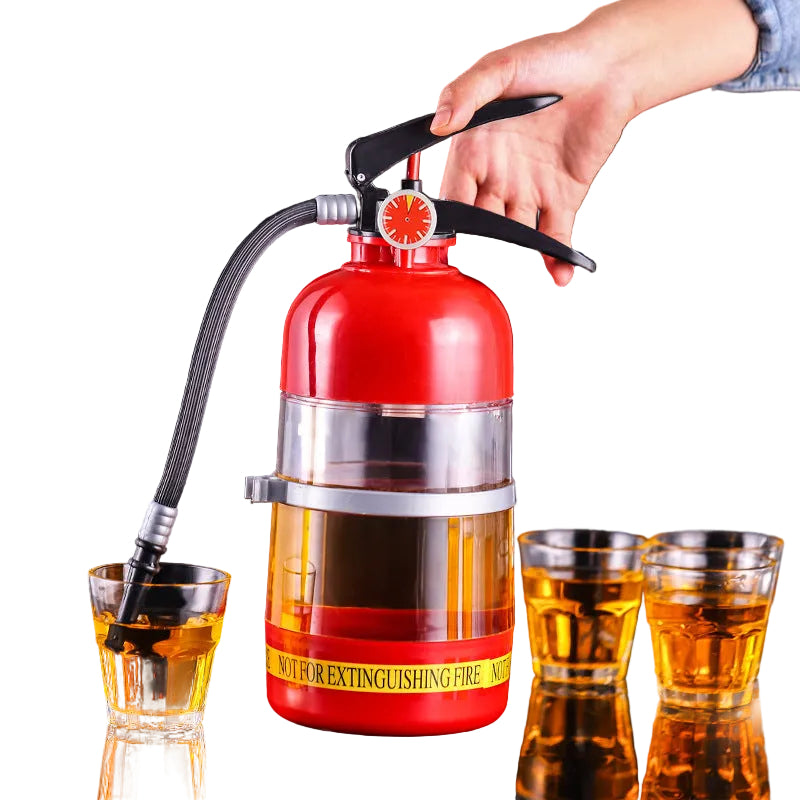 Distributeur Automatique Boisson Créatif en Forme d'Extincteur 2L 0