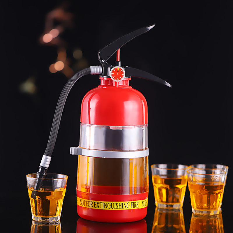 Distributeur Automatique Boisson Créatif en Forme d'Extincteur 2L 1