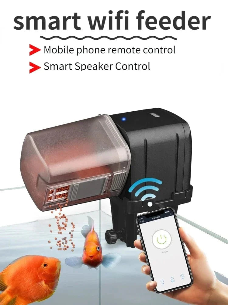 Distributeur Automatique de Nourriture pour Aquarium avec Télécommande WiFi 1