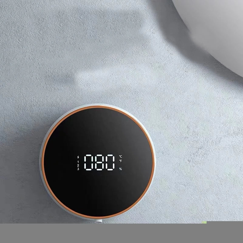 Distributeur Savon Automatique Mural Moderne avec Débit Réglable 3