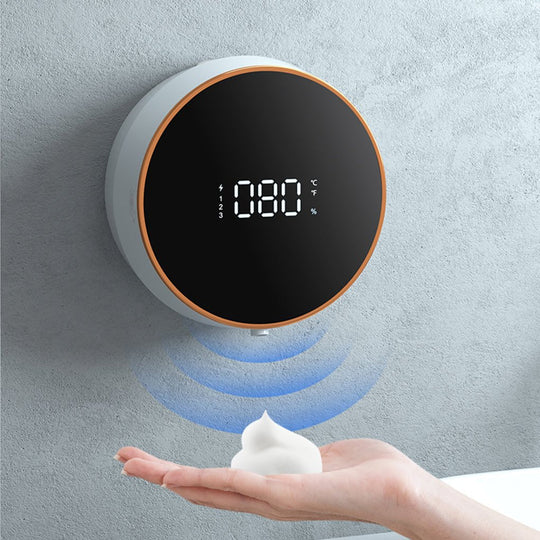 Distributeur Savon Automatique Mural Moderne avec Débit Réglable 6