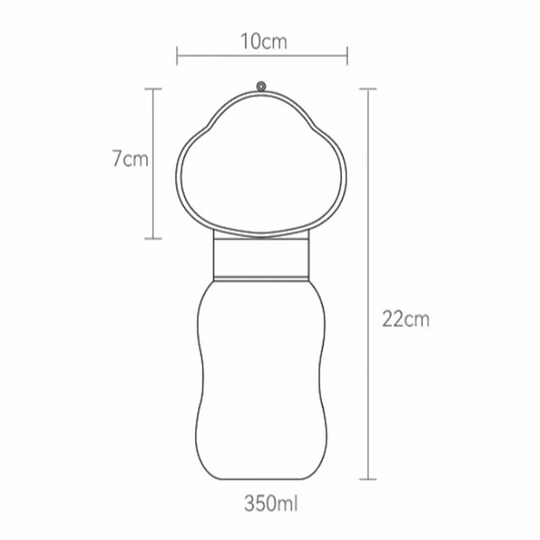 Distributeur d'Eau Portable pour Chiens et Chats 5