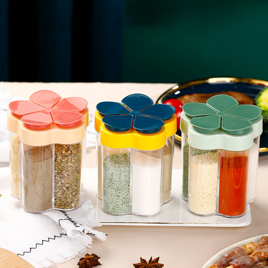 Distributeur d'Épices 5 en 1 Pratique pour Cuisine 4