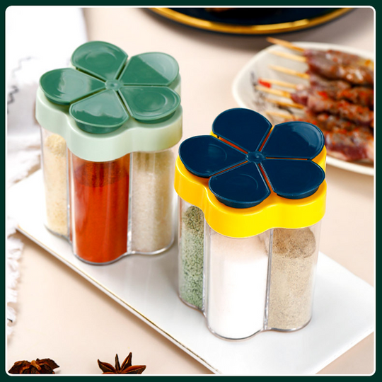 Distributeur d'Épices 5 en 1 Pratique pour Cuisine 5