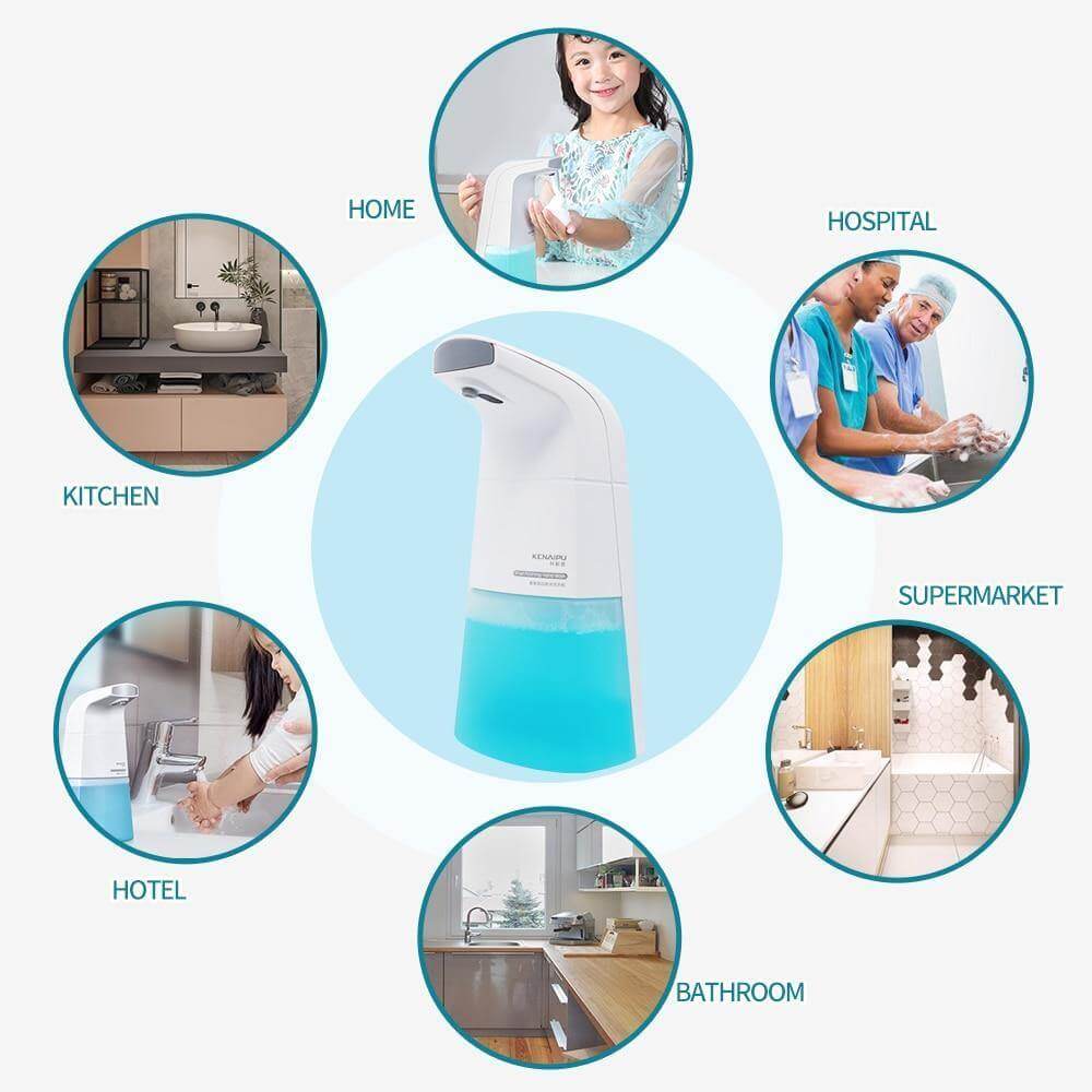 Distributeur de Savon Mousse Automatique pour Salle de Bain et Cuisine 3