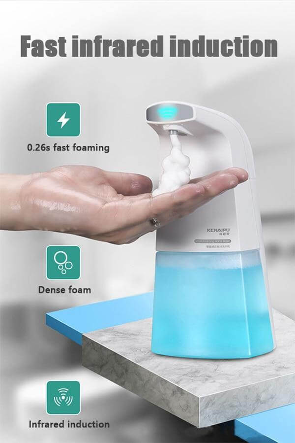 Distributeur de Savon Mousse Automatique pour Salle de Bain et Cuisine 5