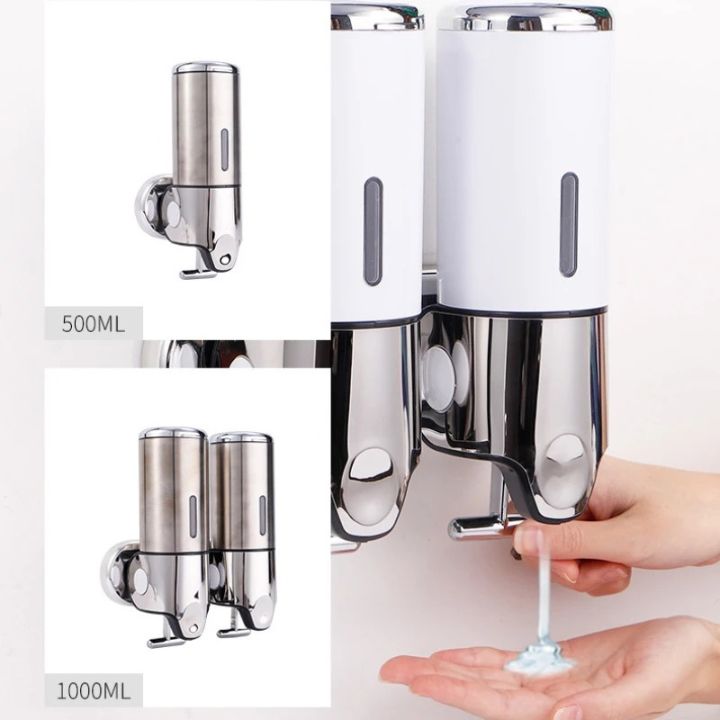 Distributeur de Savon Mural pour Salle de Bain Moderne 3