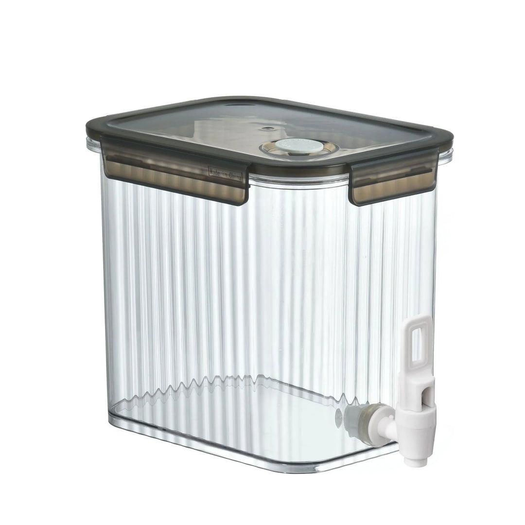 Distributeur de boissons transparent avec bec verseur et couvercle hermétique 6