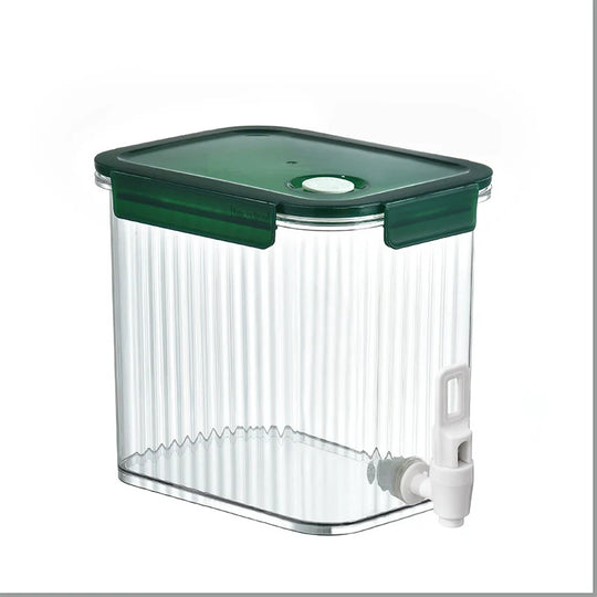 Distributeur de boissons transparent avec bec verseur et couvercle hermétique 9