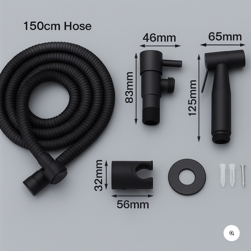 Douchette de Bidet Murale Réglable Moderne pour Salle de Bain 2