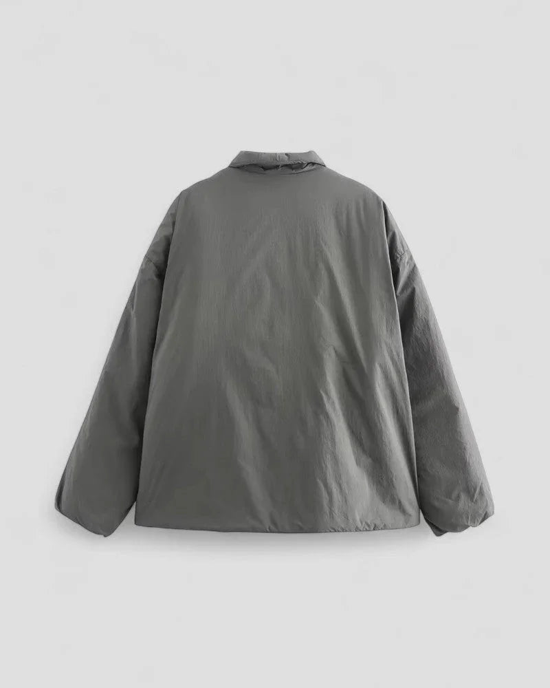 Doudoune Femme Asymétrique avec Lien à la Taille 1