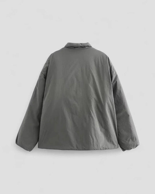 Doudoune Femme Asymétrique avec Lien à la Taille 1