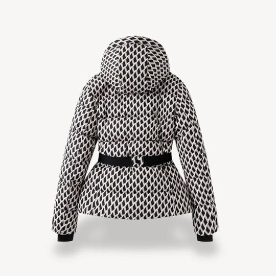 Doudoune Femme Ceinturée Chic 2