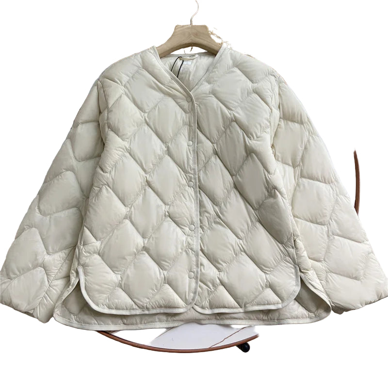 Doudoune Femme Ultra Légère Sans Col Automne Hiver 0