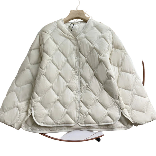 Doudoune Femme Ultra Légère Sans Col Automne Hiver 0