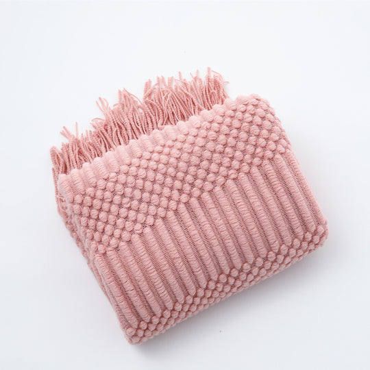Écharpe Femme Tricot Texturé Polyvalente 0