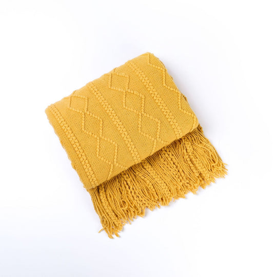 Écharpe Femme Tricot Texturé Polyvalente 0