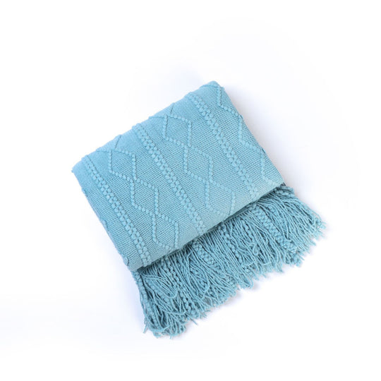 Écharpe Femme Tricot Texturé Polyvalente 10