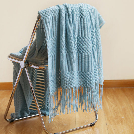 Écharpe Femme Tricot Texturé Polyvalente 11