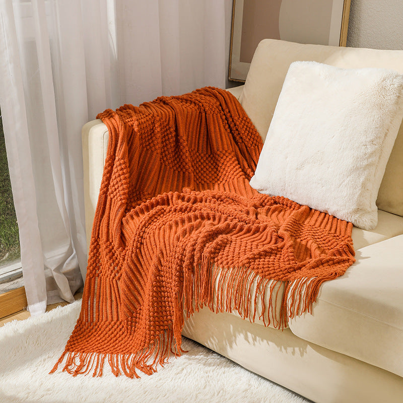 Écharpe Femme Tricot Texturé Polyvalente 13