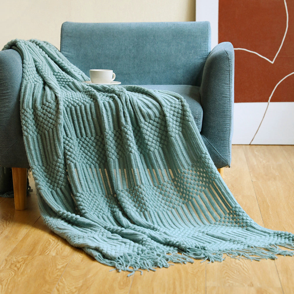 Écharpe Femme Tricot Texturé Polyvalente 14