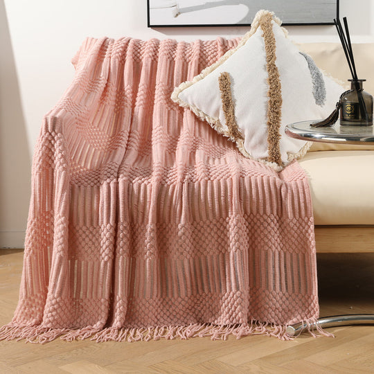 Écharpe Femme Tricot Texturé Polyvalente 2