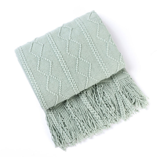 Écharpe Femme Tricot Texturé Polyvalente 4
