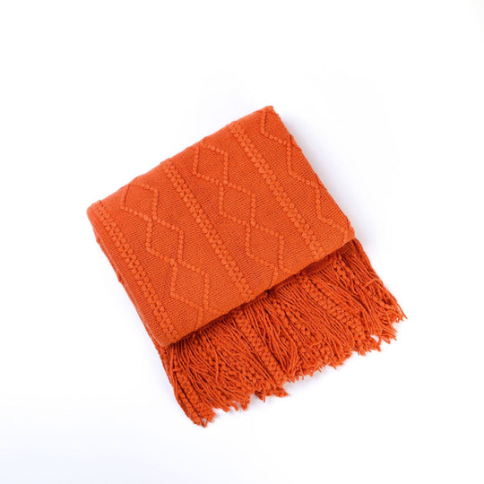 Écharpe Femme Tricot Texturé Polyvalente 5
