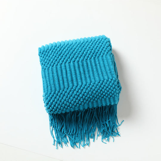 Écharpe Femme Tricot Texturé Polyvalente 6
