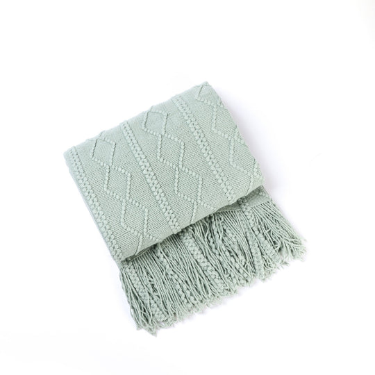Écharpe Femme Tricot Texturé Polyvalente 6