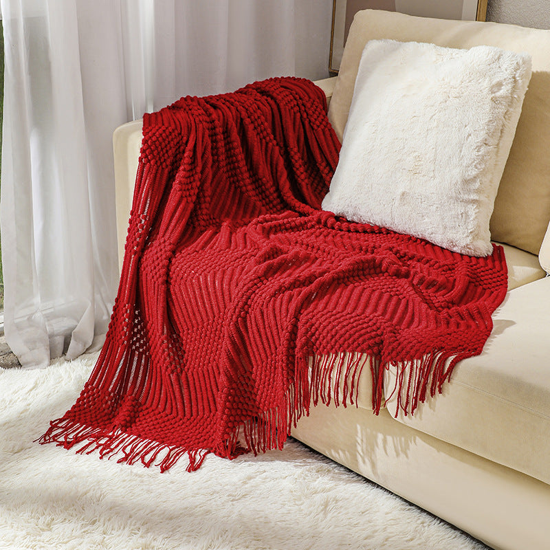Écharpe Femme Tricot Texturé Polyvalente 7