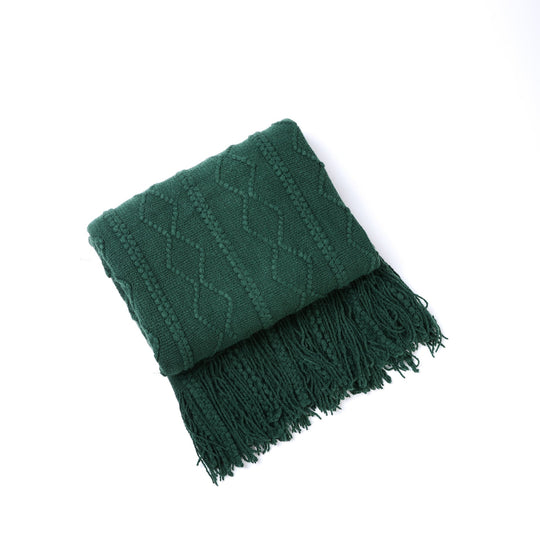 Écharpe Femme Tricot Texturé Polyvalente 7