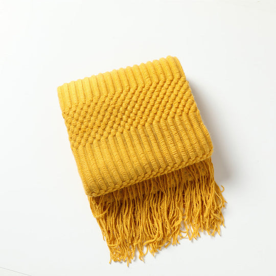 Écharpe Femme Tricot Texturé Polyvalente 8