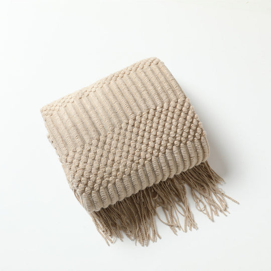 Écharpe Femme Tricot Texturé Polyvalente 9
