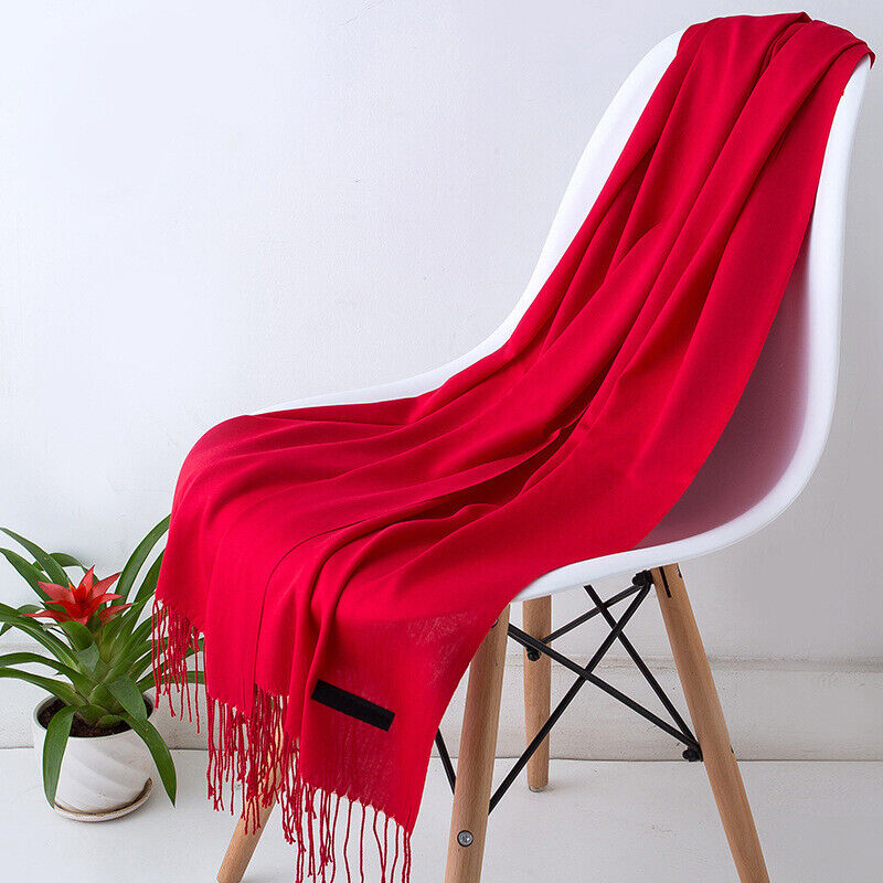 Écharpe Longue pour Femme avec Franges 1